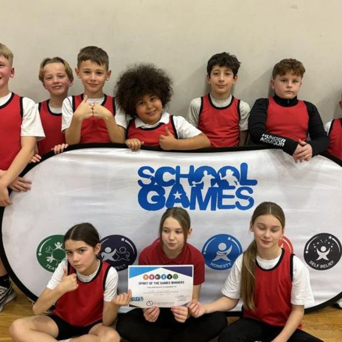 Blaby Stokes CE Primary School - Spirit of the Games winners!